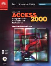 Microsoft Access 2000 : comprehensive concepts and techniques