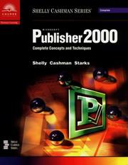 Microsoft Publisher 2000 : complete concepts and techniques