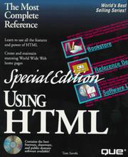Cover of: Using HTML by Tom Savola