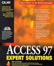 Cover of: Access 97: expert solutions