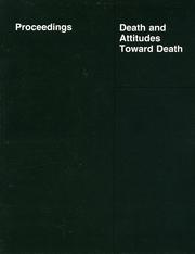 Cover of: DEATH AND ATTITUDES TOWARDS DEATH
