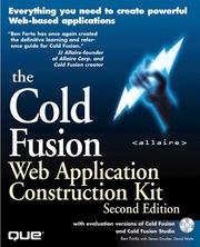 Cover of: Cold Fusion Web application construction kit