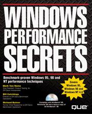 Cover of: Windows performance secrets