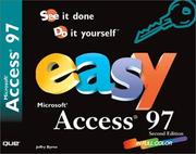 Cover of: Easy Microsoft Access 97