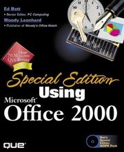 Cover of: Using Microsoft Office 2000 by Ed Bott