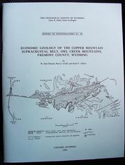 Cover of: Economic geology of the Copper Mountain supracrustal belt, Owl Creek Mountains, Fremont County, Wyoming