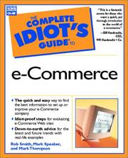 The complete idiot's guide to e-commerce