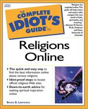 The complete idiot's guide to online religion