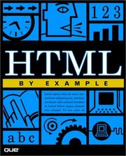 Cover of: HTML by Example (By Example) by Ann Navarro, Todd Stauffer