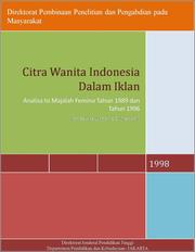Cover of: Citra wanita Indonesia dalam iklan by Inon Beydha Lukman