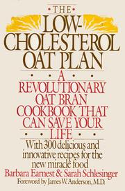 Cover of: The Low-Cholesterol Oat Plan by Barbara Earnest