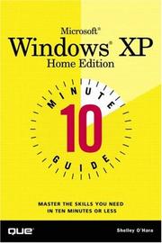 Microsoft Windows XP home edition : 10 minute guide