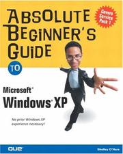 Absolute beginner's guide to Microsoft Windows XP