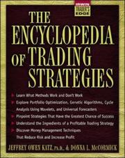 Cover of: The encyclopedia of trading strategies