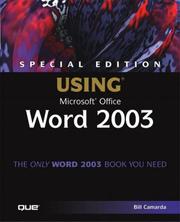 Cover of: Special edition using Microsoft Office Word 2003
