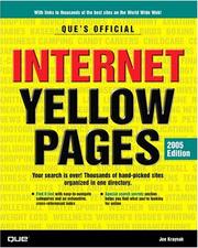 Cover of: Que's Official Internet Yellow Pages, 2005 Edition (Que's Official Internet Yellow Pages)