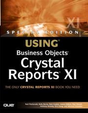 Cover of: Using Business Objects Crystal reports XI