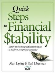 Cover of: Quick Steps to Financial Stability by Alan Lavine, Gail Liberman