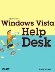 Microsoft Windows Vista help desk