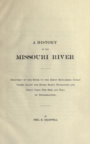 Cover of: A history of the Missouri River