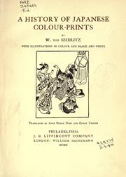 A history of Japanese colour-prints by Woldemar von Seidlitz