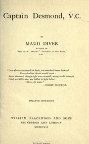 Cover of: Captain Desmond, V.C. by Katherine Helen Maud Marshall Diver
