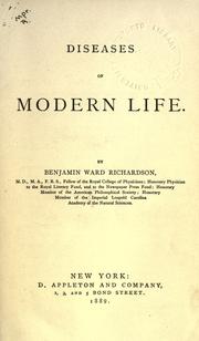 Cover of: Diseases of modern life.