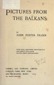 Cover of: Pictures from the Balkans by John Foster Fraser