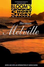 Cover of: Herman Melville: Comprehensive Research and Study Guide (Bloom's Major Short Story Writers)