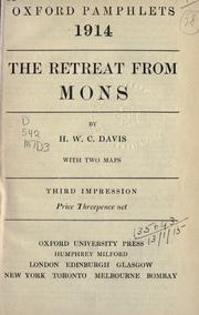 Cover of: The retreat from Mons.
