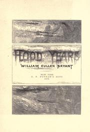 Cover of: The flood of years by William Cullen Bryant