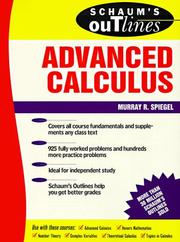Cover of: Theory and problems of advanced calculus