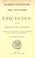 Cover of: The discourses of Epictetus