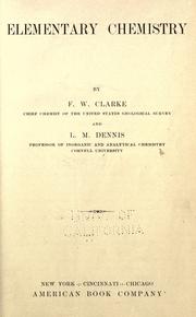 Cover of: Elementary chemistry