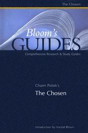Chaim Potok's The chosen by Harold Bloom