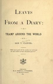Cover of: Leaves from a diary: a tramp around the world.