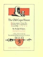 Cover of: The old Cape House by Ralph Kilpin