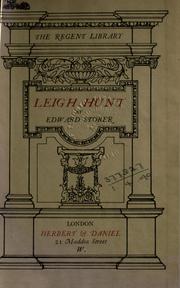 Leigh Hunt by Leigh Hunt