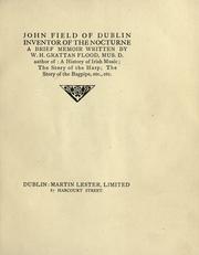 Cover of: John Field of Dublin by William H. Grattan Flood