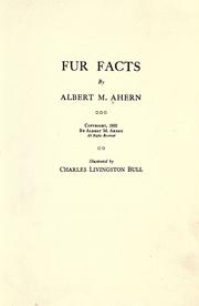 Cover of: Fur facts by Albert M. Ahern