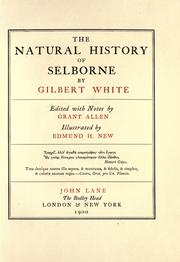 Cover of: The natural history of Selborne by Gilbert White