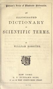 Cover of: An illustrated dictionary of scientific terms