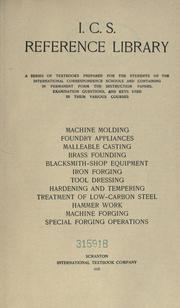 Cover of: Machine molding