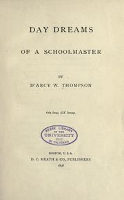 Cover of: Day dreams of a schoolmaster