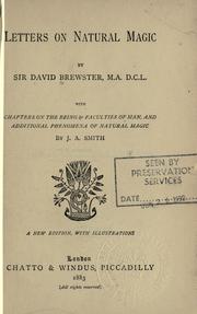 Cover of: Letters on Natural Magic