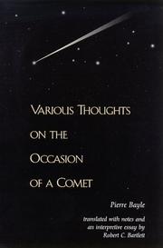 Various thoughts on the occasion of a comet