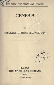 Cover of: Genesis.
