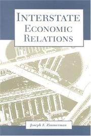 Cover of: Interstate Economic Relations
