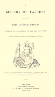 Cover of: The  catechetical lectures of S. Cyril