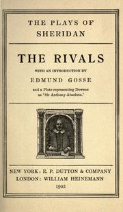Cover of: The rivals by Richard Brinsley Sheridan